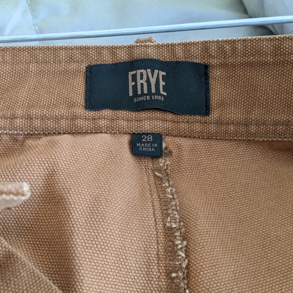 FRYE Women Nadia Wide Leg Pants Sz 28 X 27 Nutmeg - Picture 5 of 5